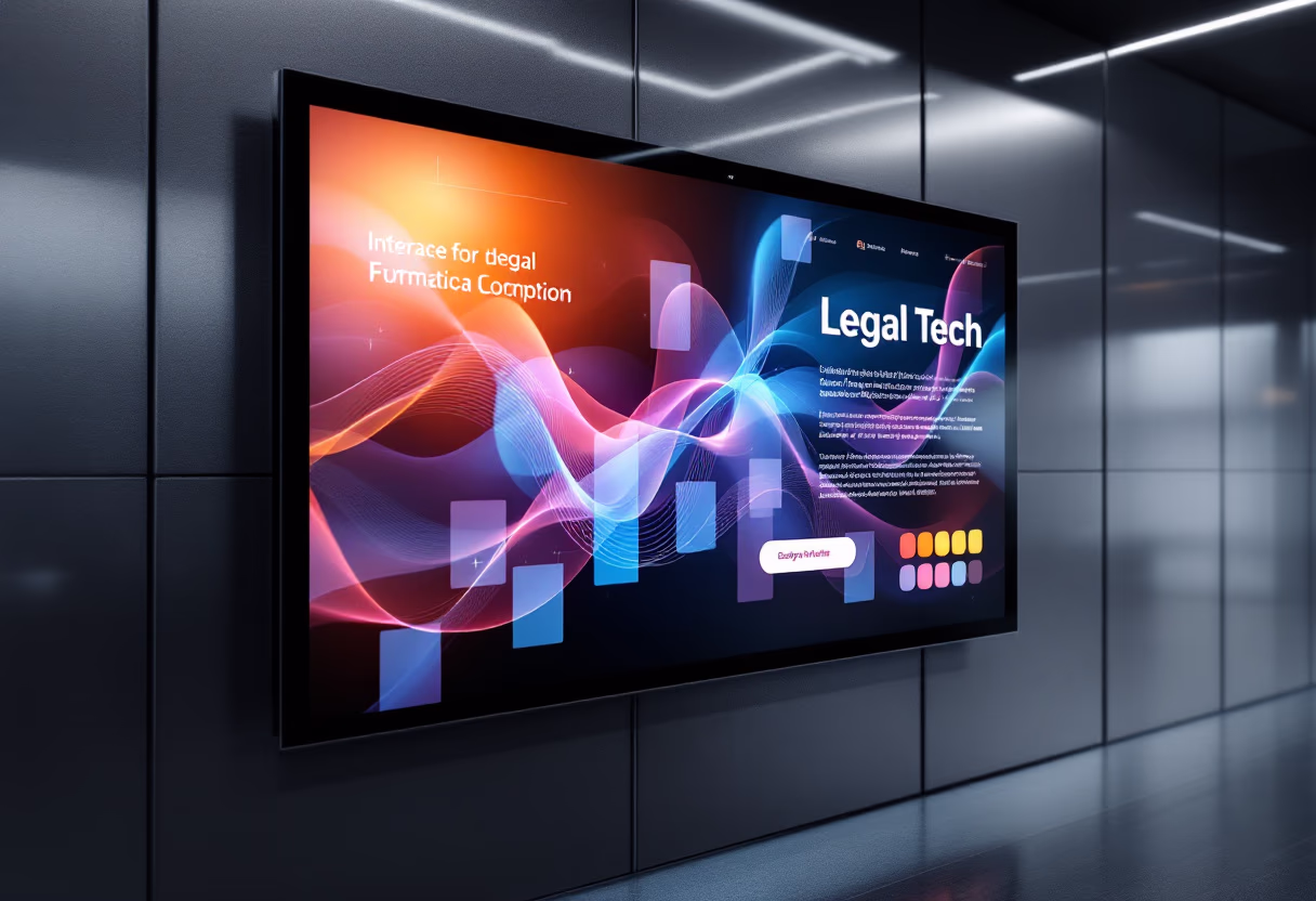 [digital project] image of law-themed digital illustration (for a legal tech)