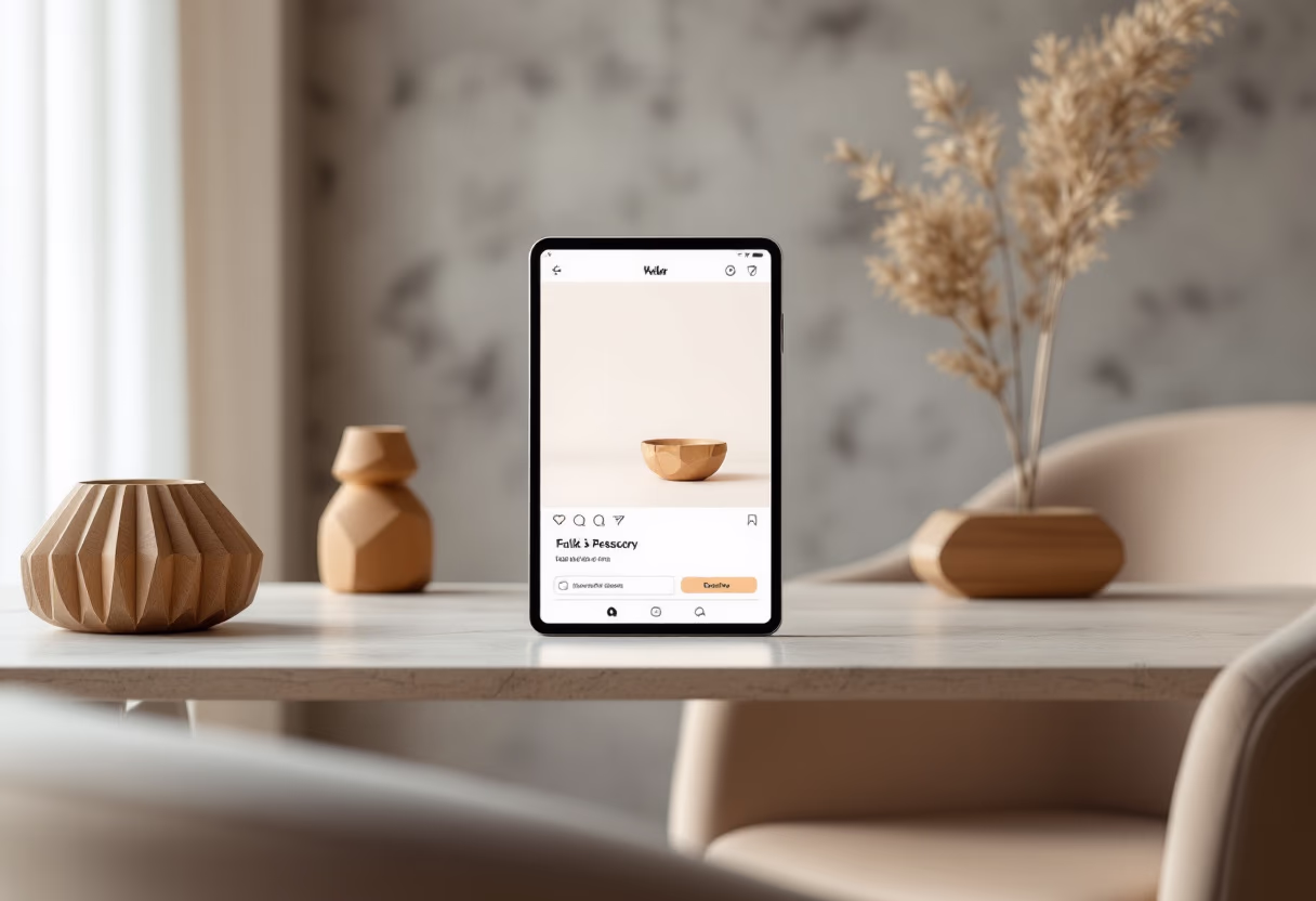 image of a social media ad design (for a social media and communication)