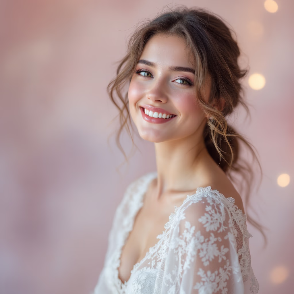 headshot of a customer (for a wedding planning service) [headshot]