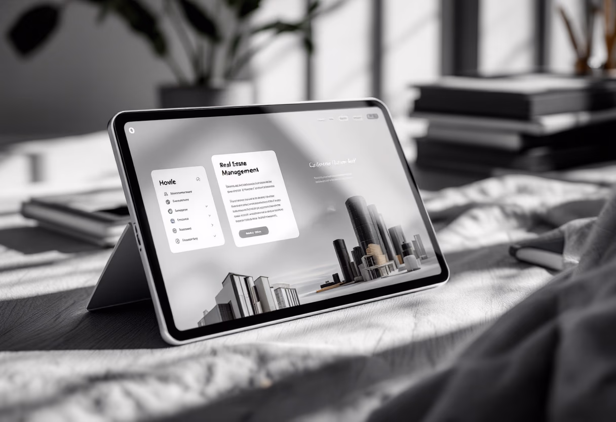 image of real estate management software interface (scenario 1)
