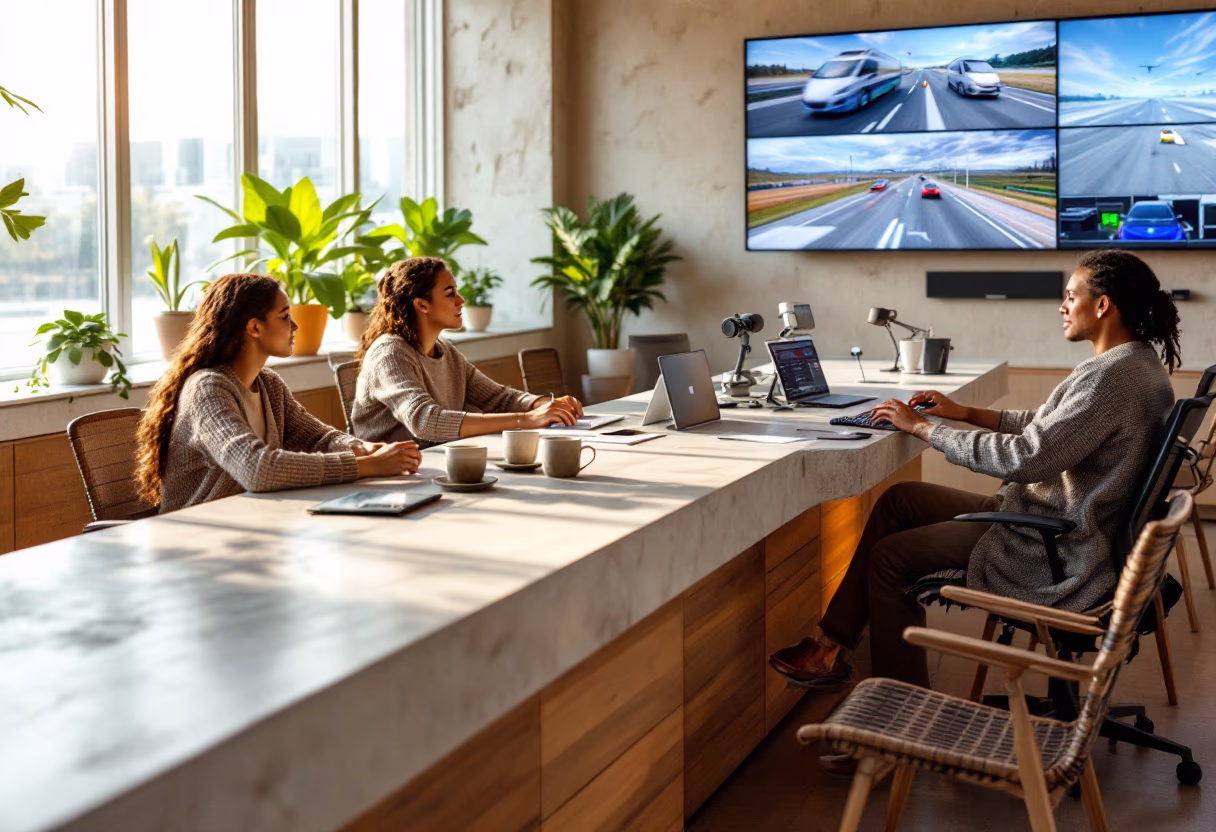 image of a traffic control center (for a mobility and transportation)
