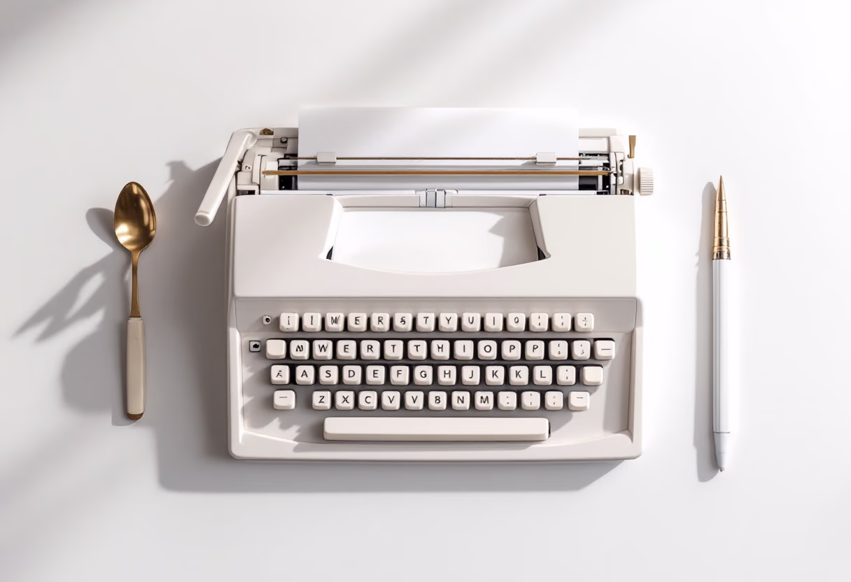 image of typed manuscript pages