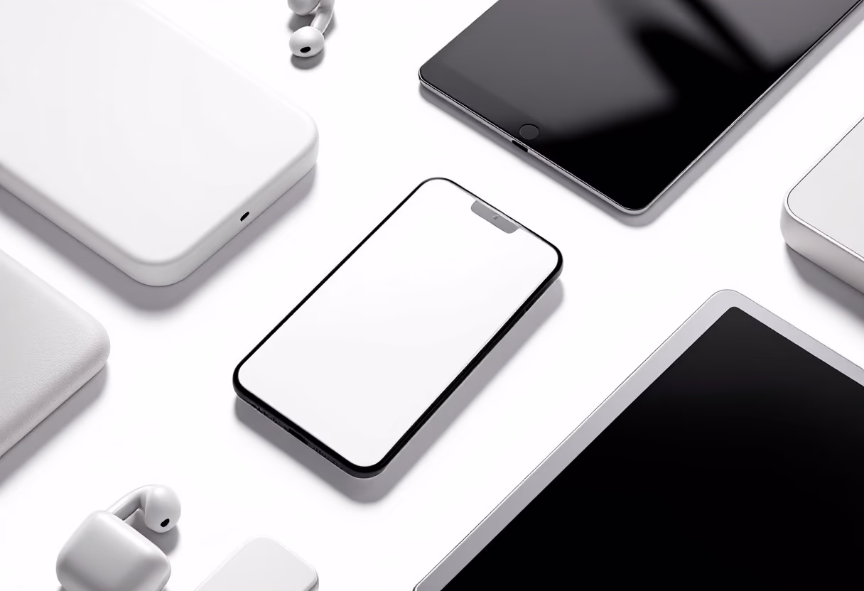 [background image] image of communication devices (for a consumer apps)