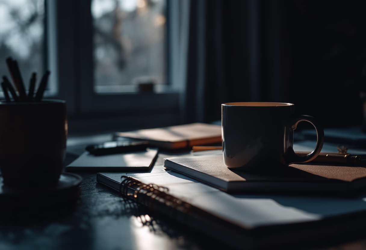 image of cozy study nook [background image]
