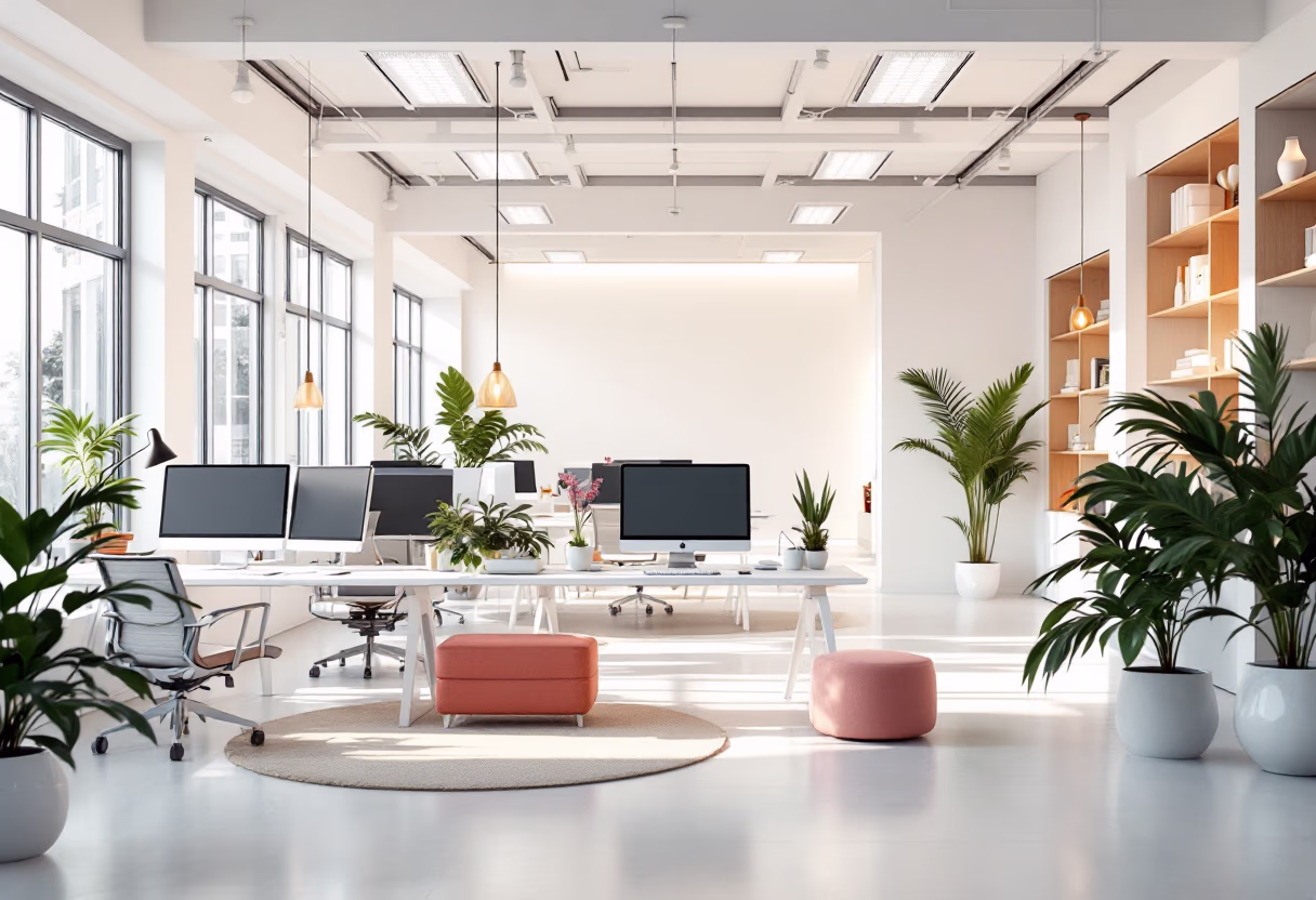 [background image] image of busy office environment (for an hr tech)