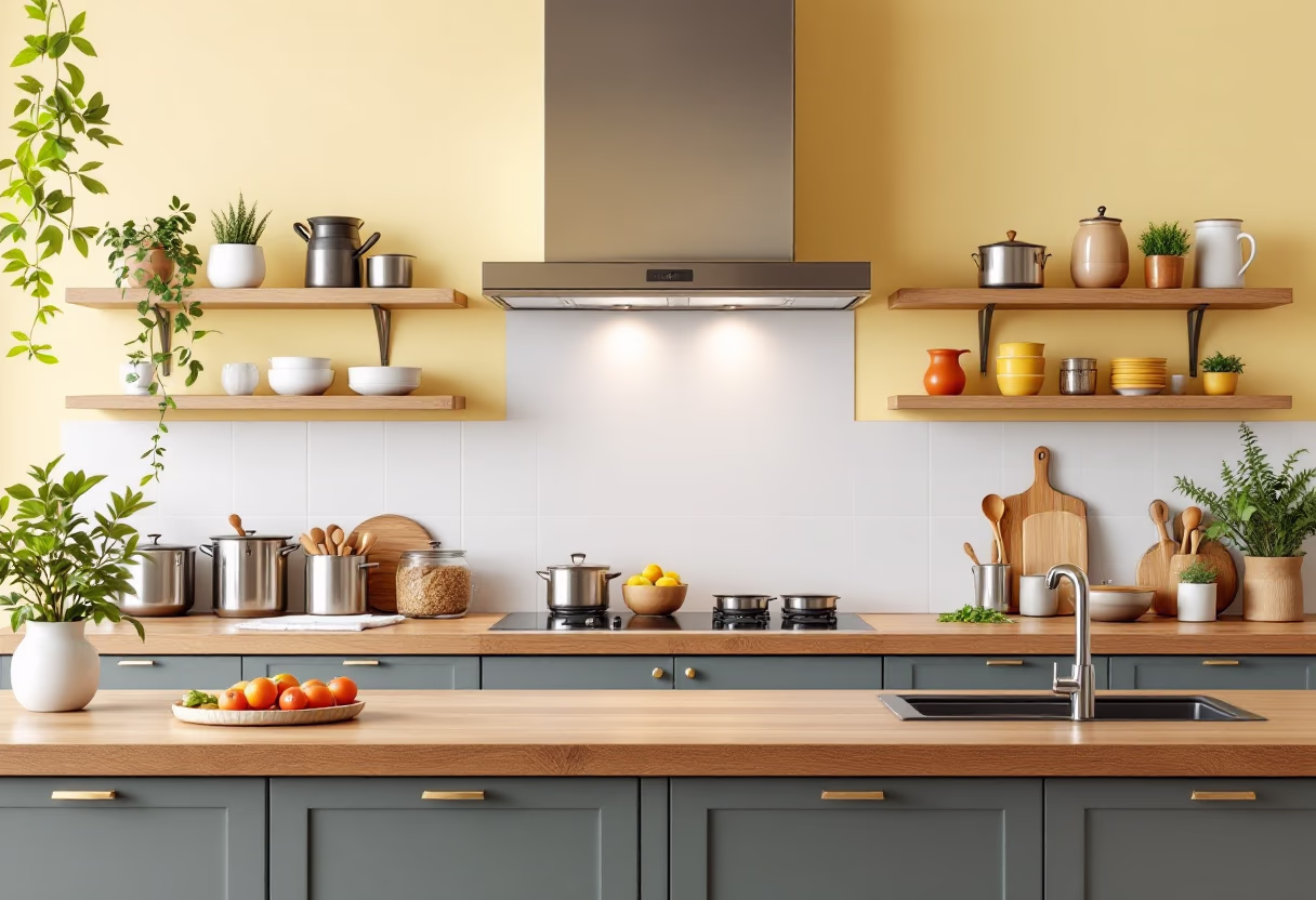 [background image] image of cooking class setting (for a grocery store)