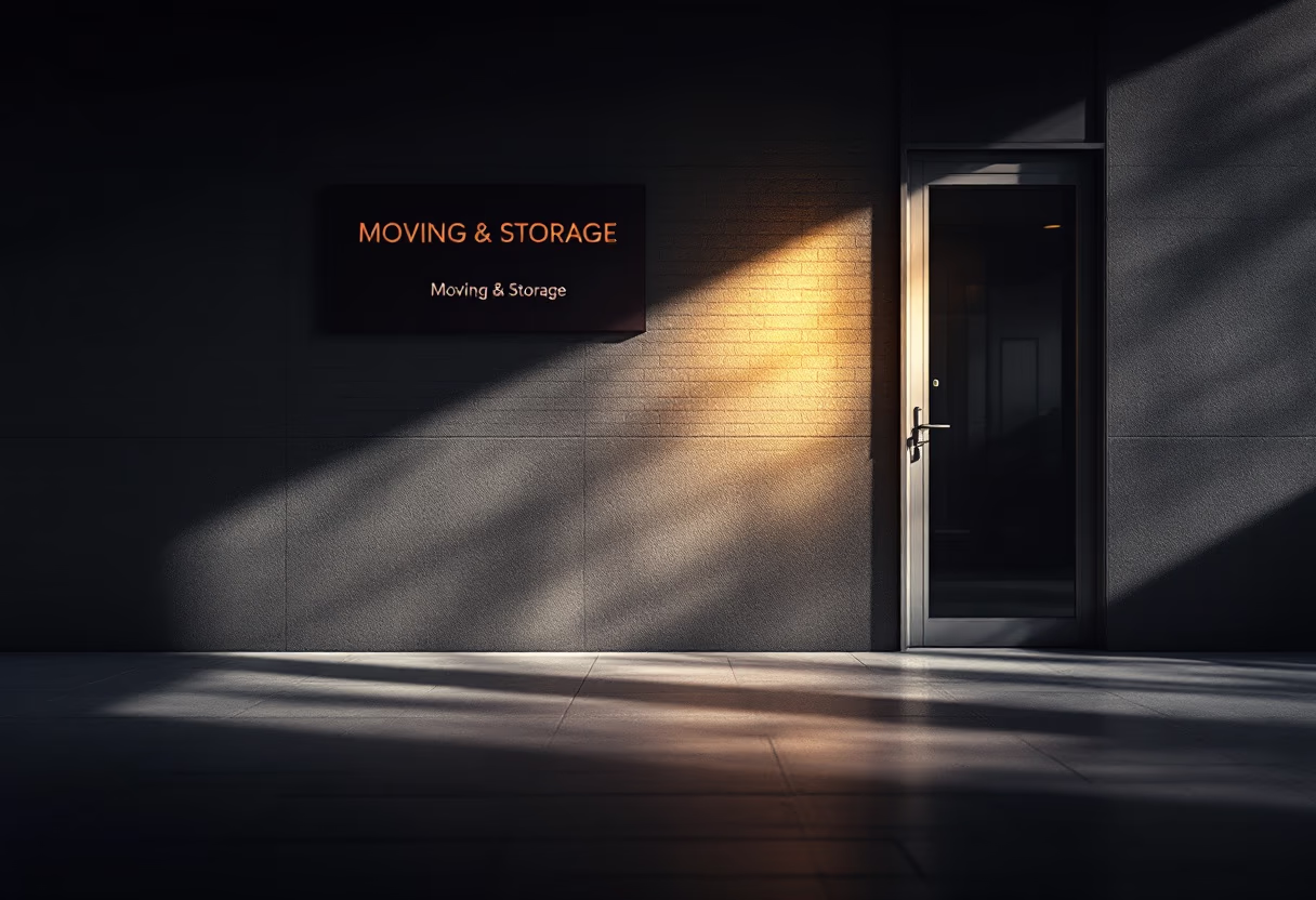 image of office building exterior (for a moving & storage company)