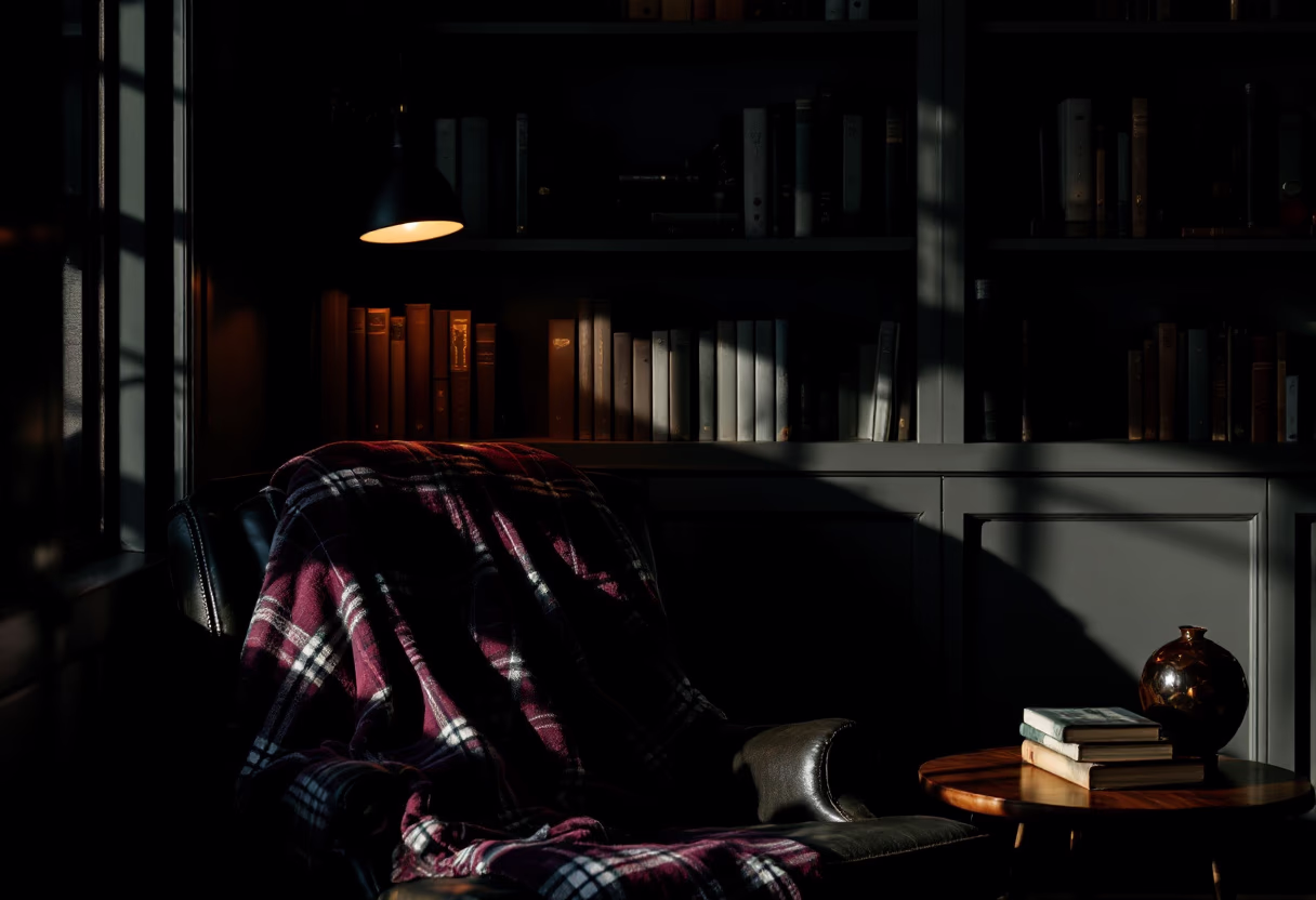 image of reading nook with books (for an accountant & cpa firm)