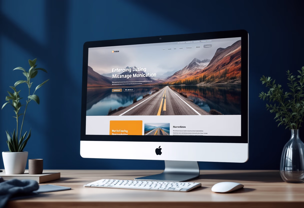 [digital project] image of a website homepage (for a digital marketing & advertising agency)