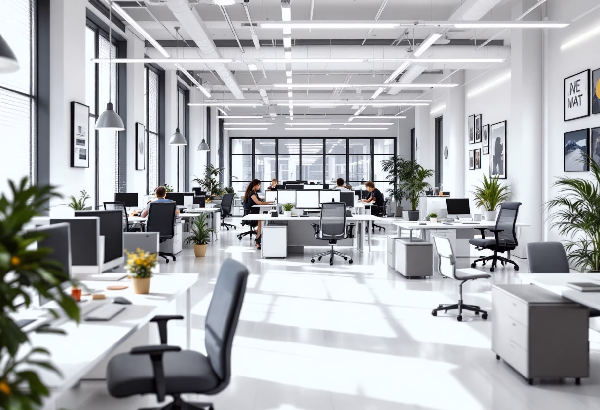 [background image] image of busy office environment (for an hr tech)