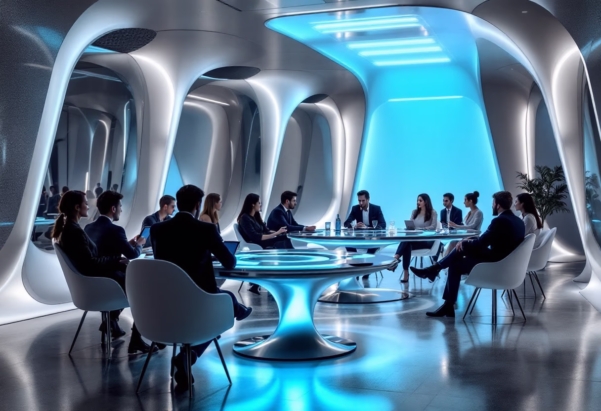 image of company event at a digital marketing & advertising agency