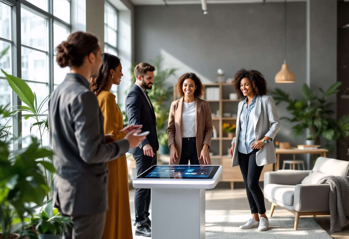 image of tech solutions demonstration (for a hr tech)