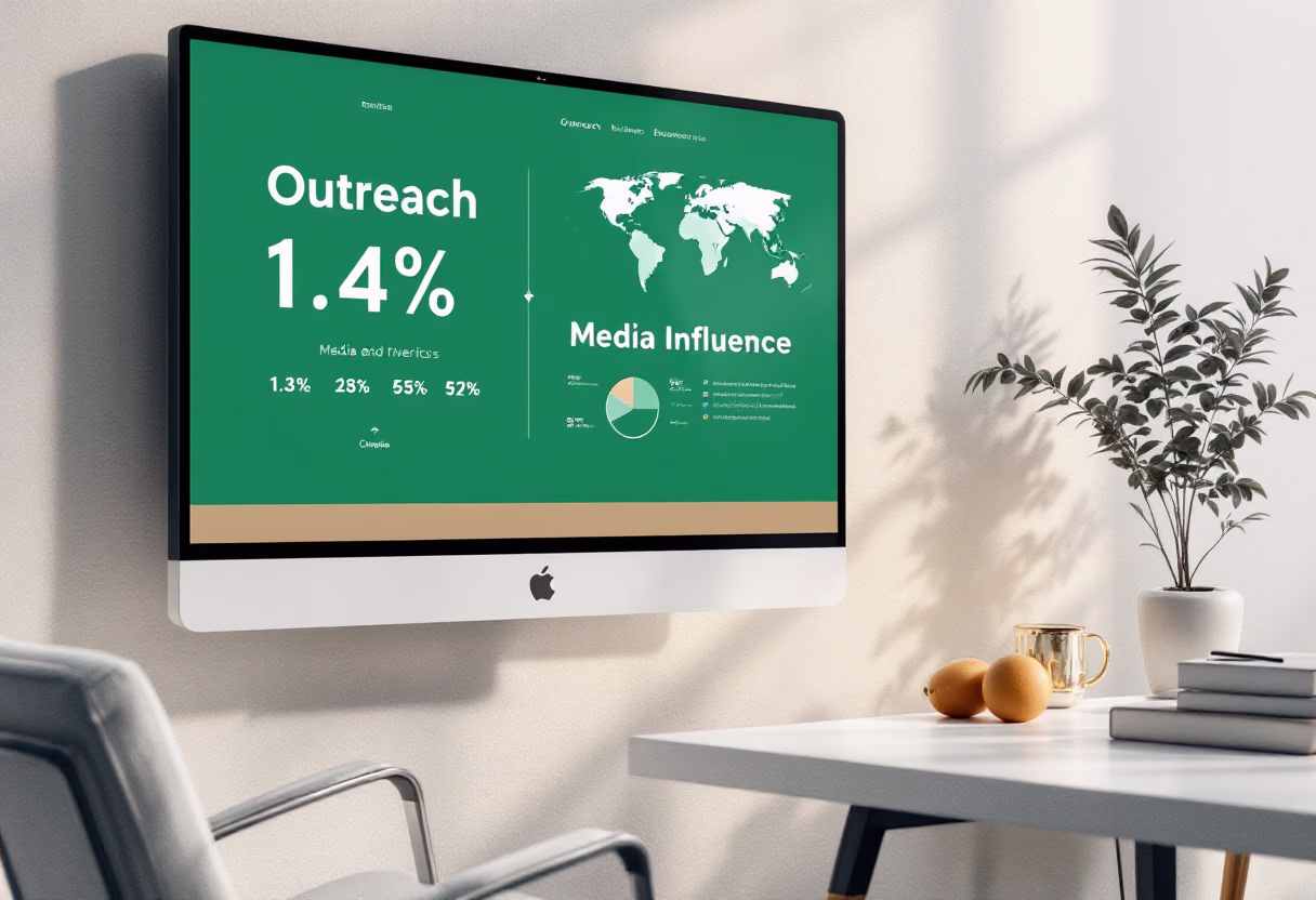 {digital project} image of media outreach strategy for a pr firm
