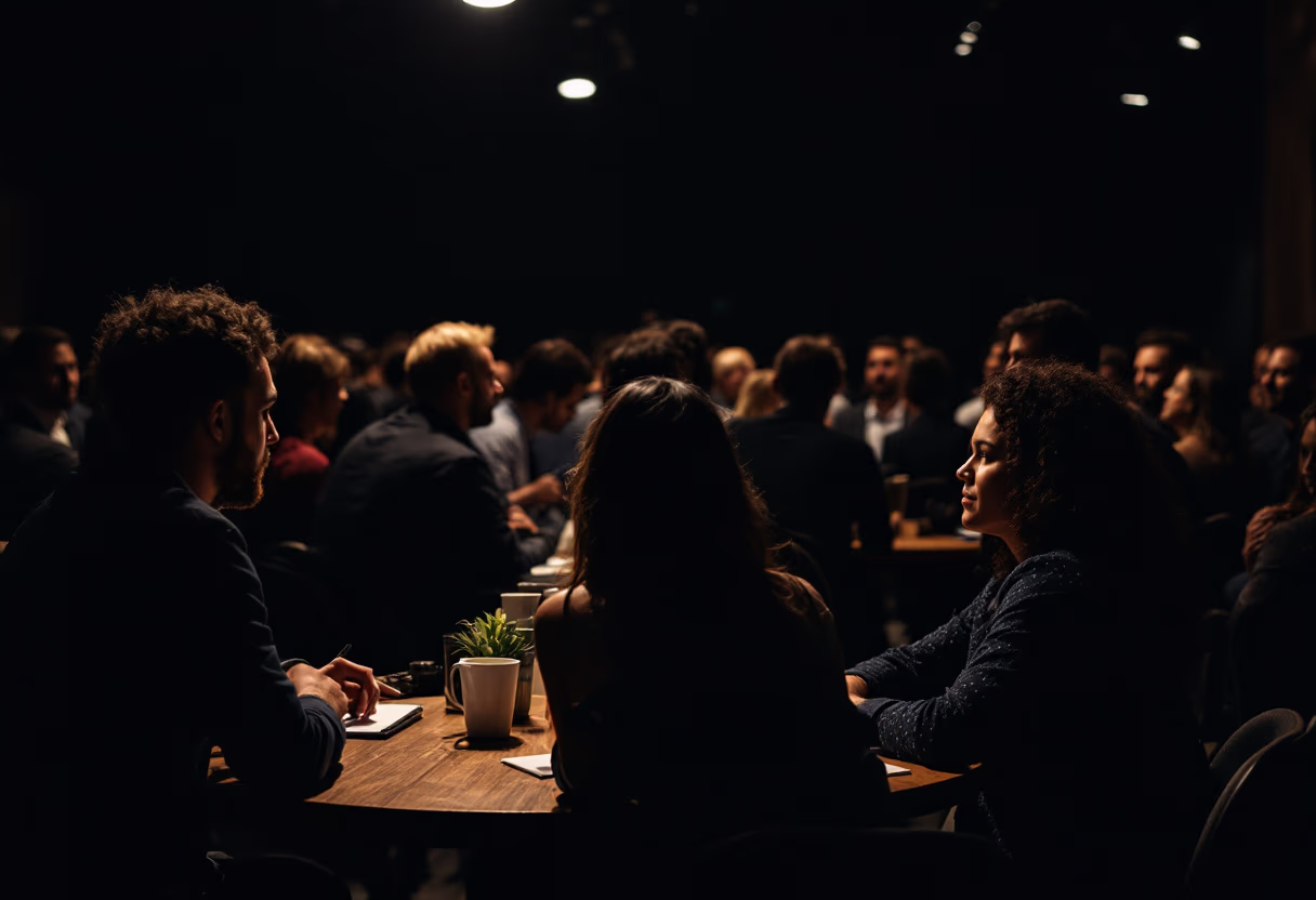 image of networking event (for a hr tech)