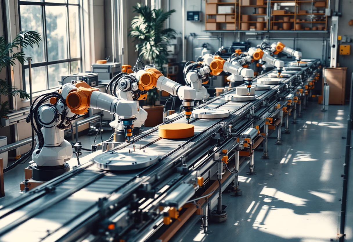 image of production machinery (for a manufacturing plant)