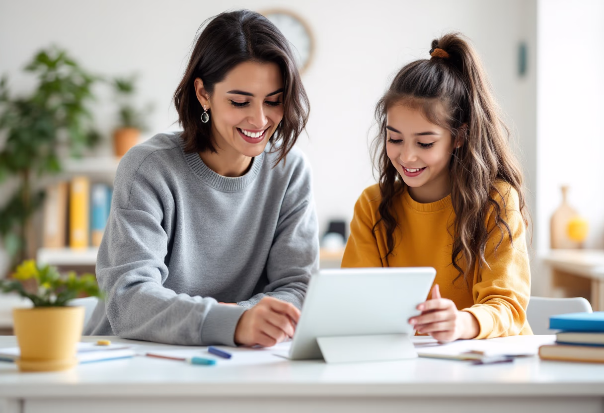 image of students and teacher interaction