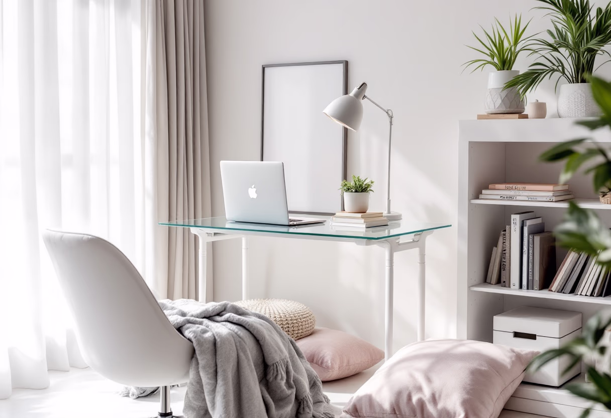 image of cozy study nook (for an edtech)