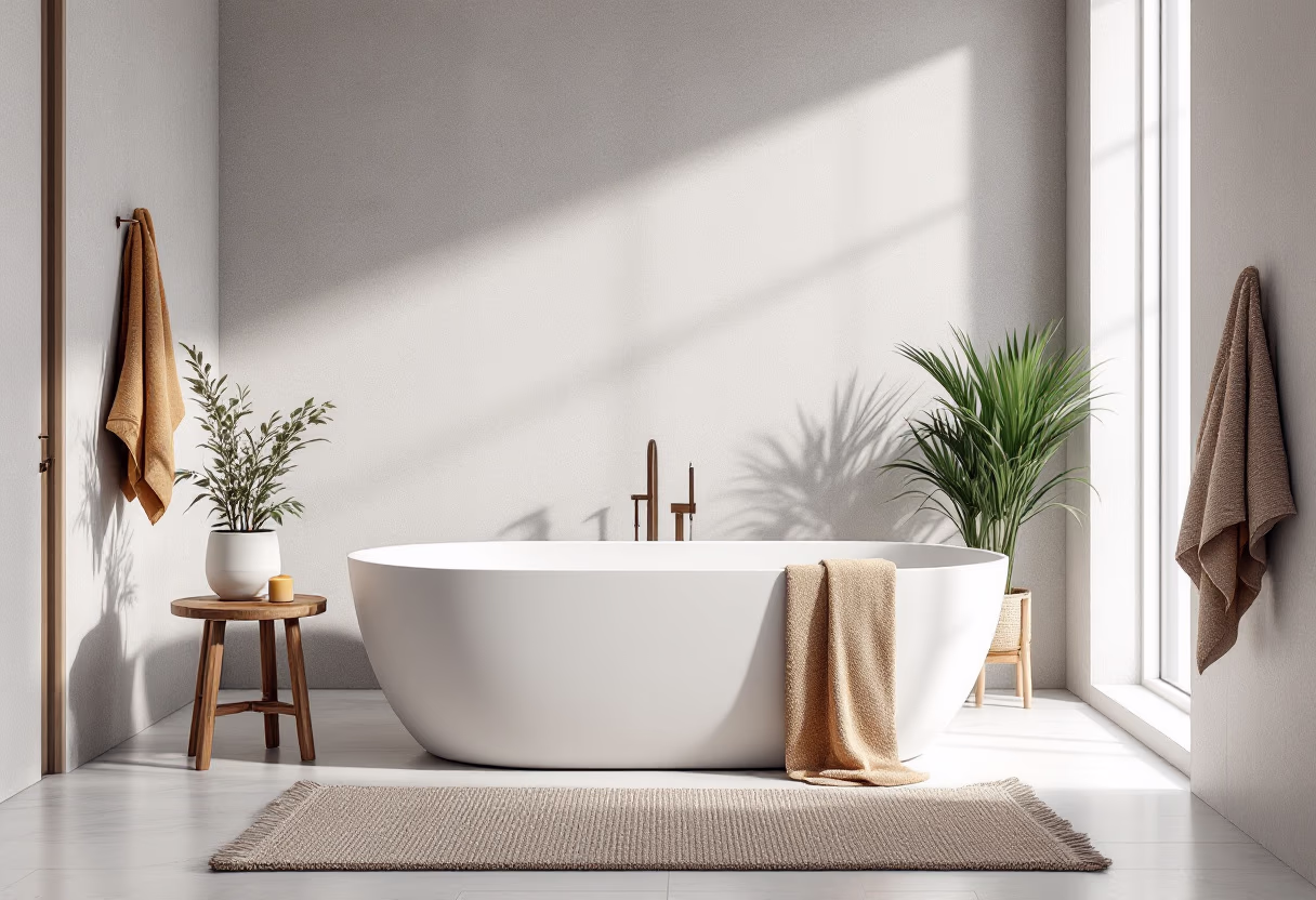 Douche à l'italienne contemporaine
