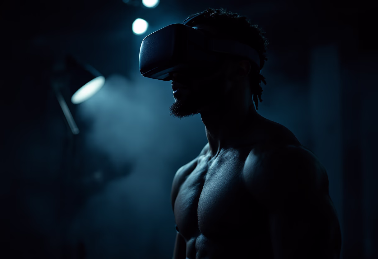 virtual training session for a fitness studio