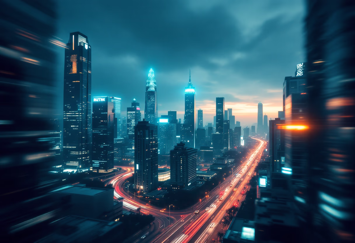 city landscape (for a mobility and transportation) [background image]