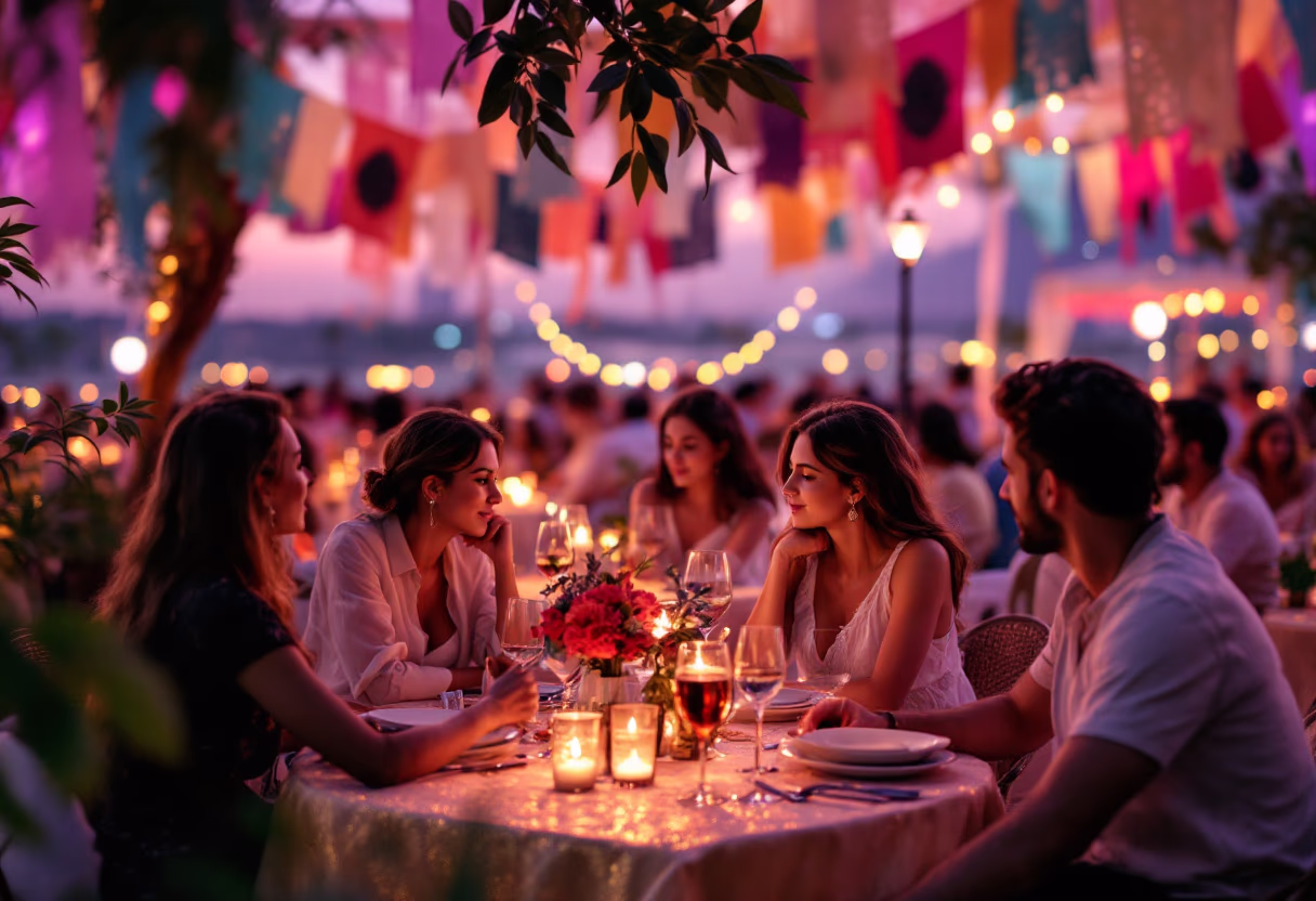 image of a themed dining event (for a mexican restaurant)