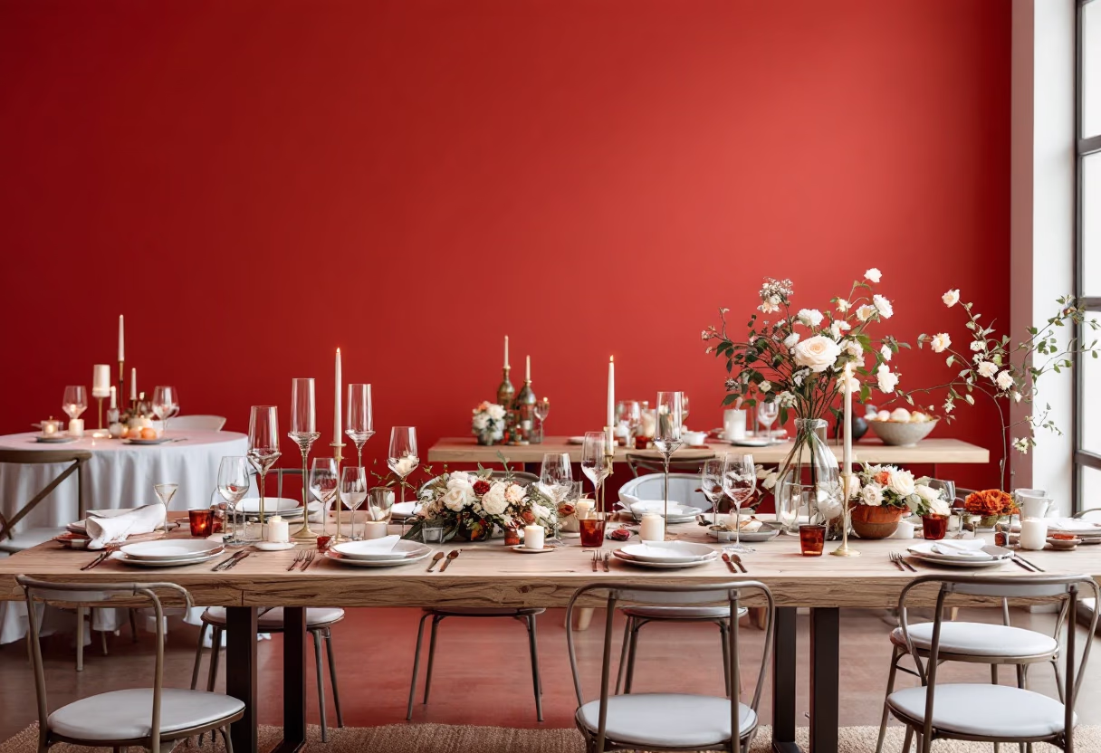 elegant wedding reception