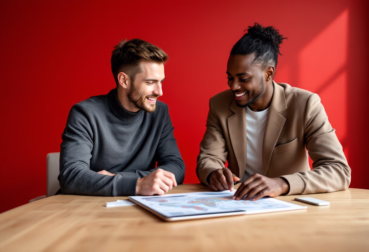 image of logistics planning session (for a trucking company)