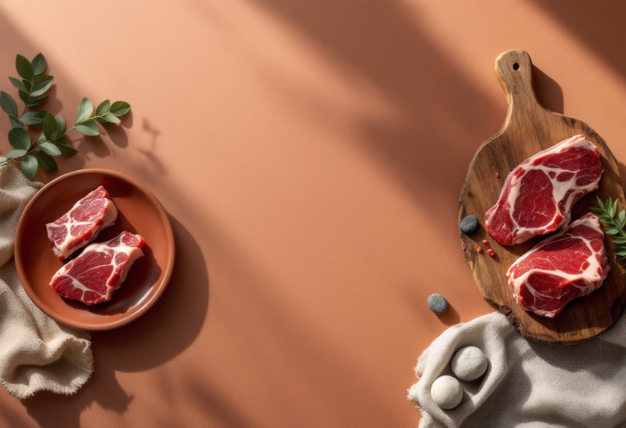 image of fresh meat counter (for a grocery store)