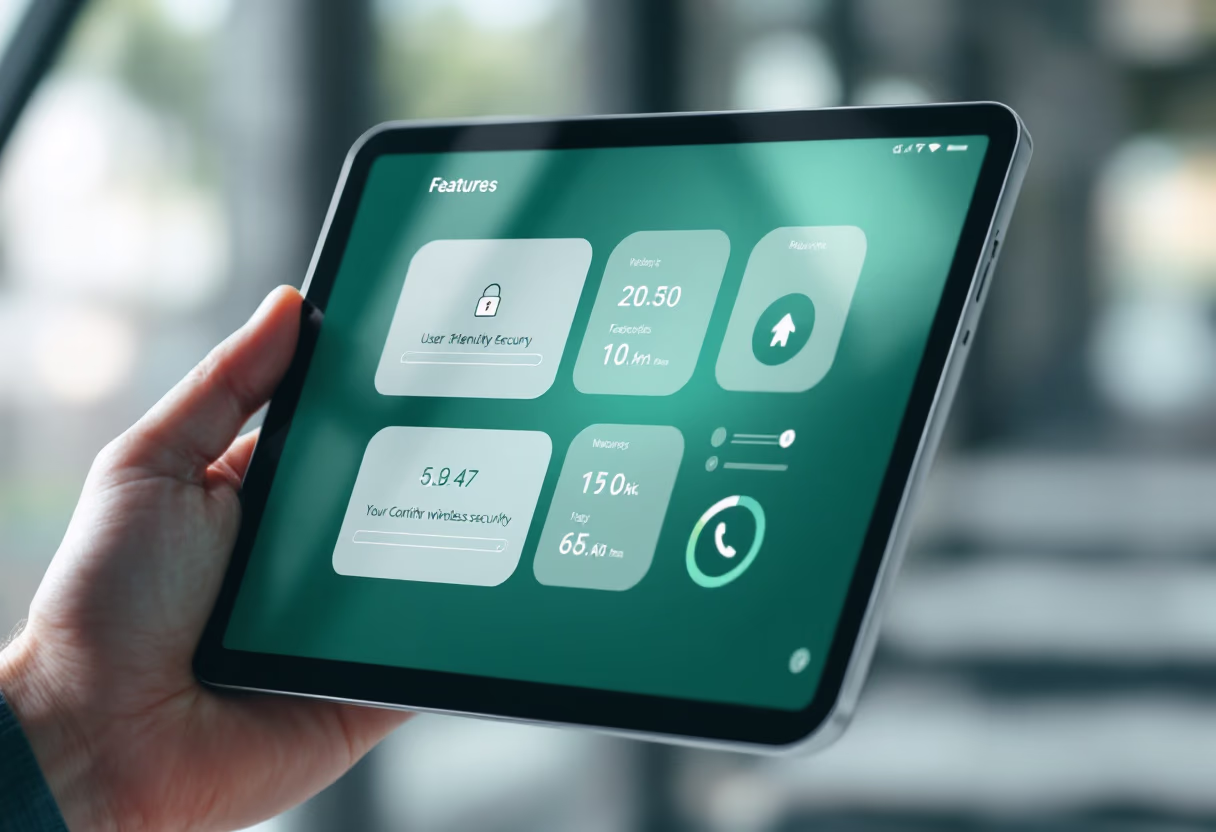 image of wireless security solutions interface [interface]