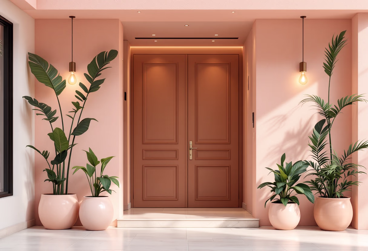 image of welcoming clinic entrance (for an acupuncturist)