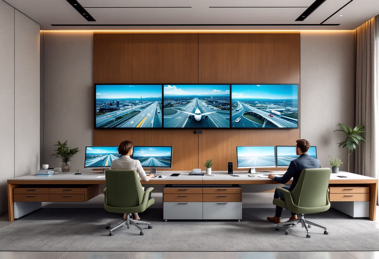 image of a traffic control center