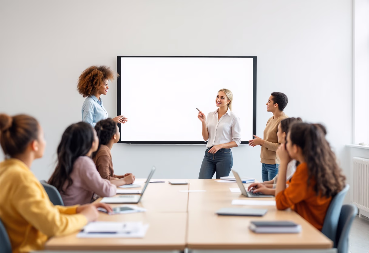 image of classroom setting (for a edtech)