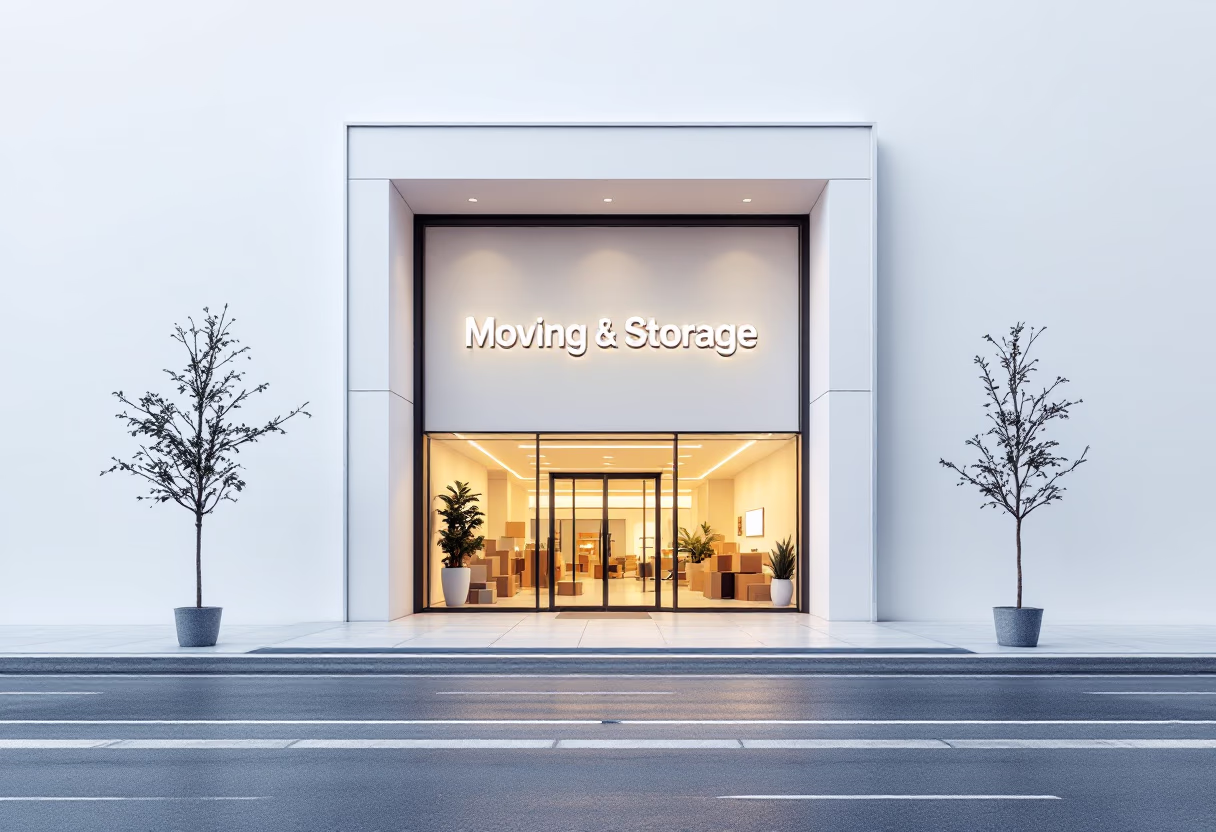 [background image] landscape (for a moving & storage company)