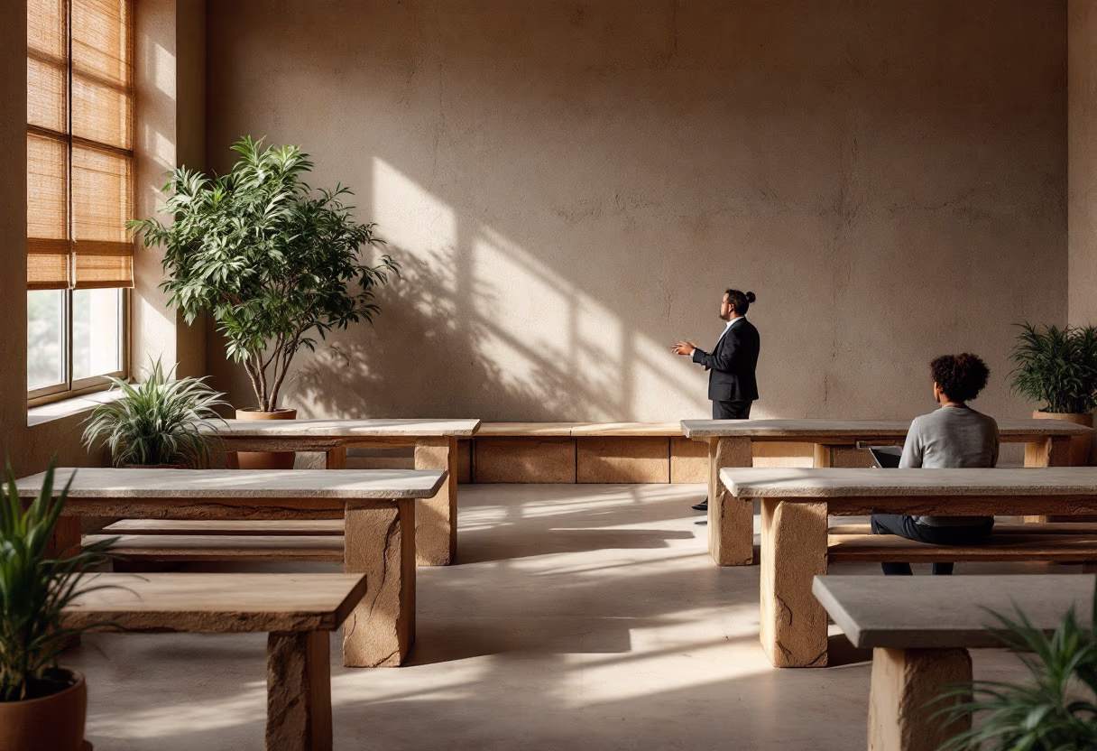image of classroom setting (for a university)