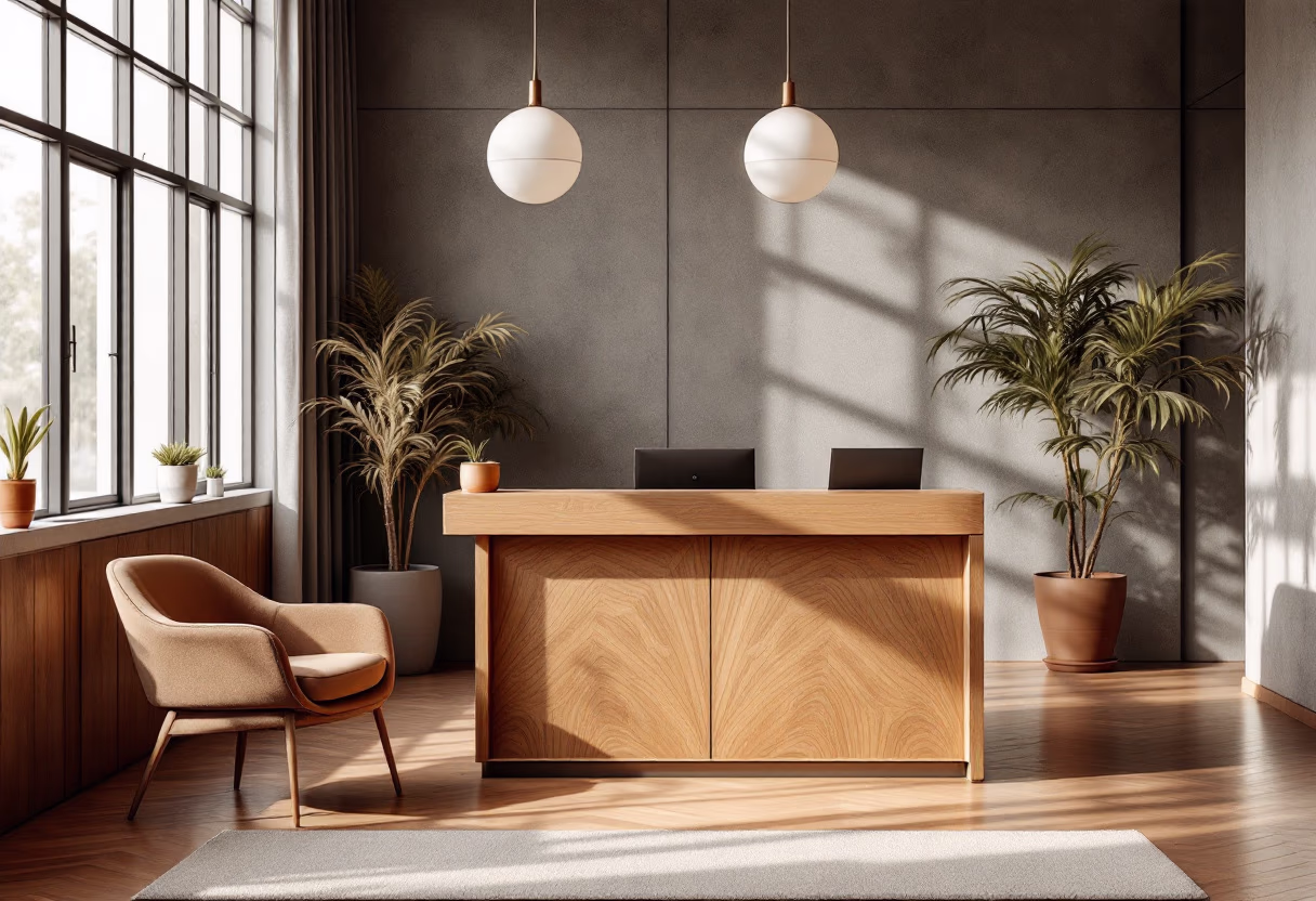 image of front desk area (for a salons & spa)