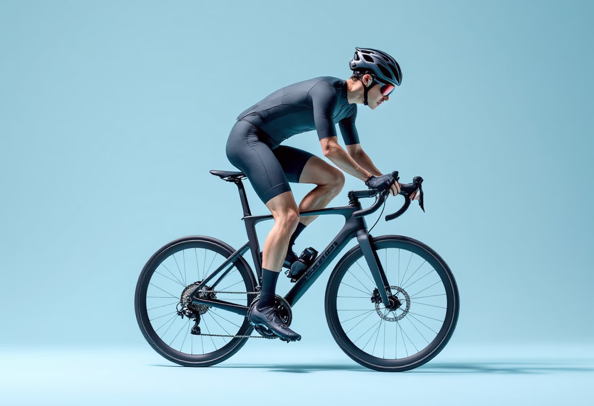 image of cycling apparel for a bicycle shop