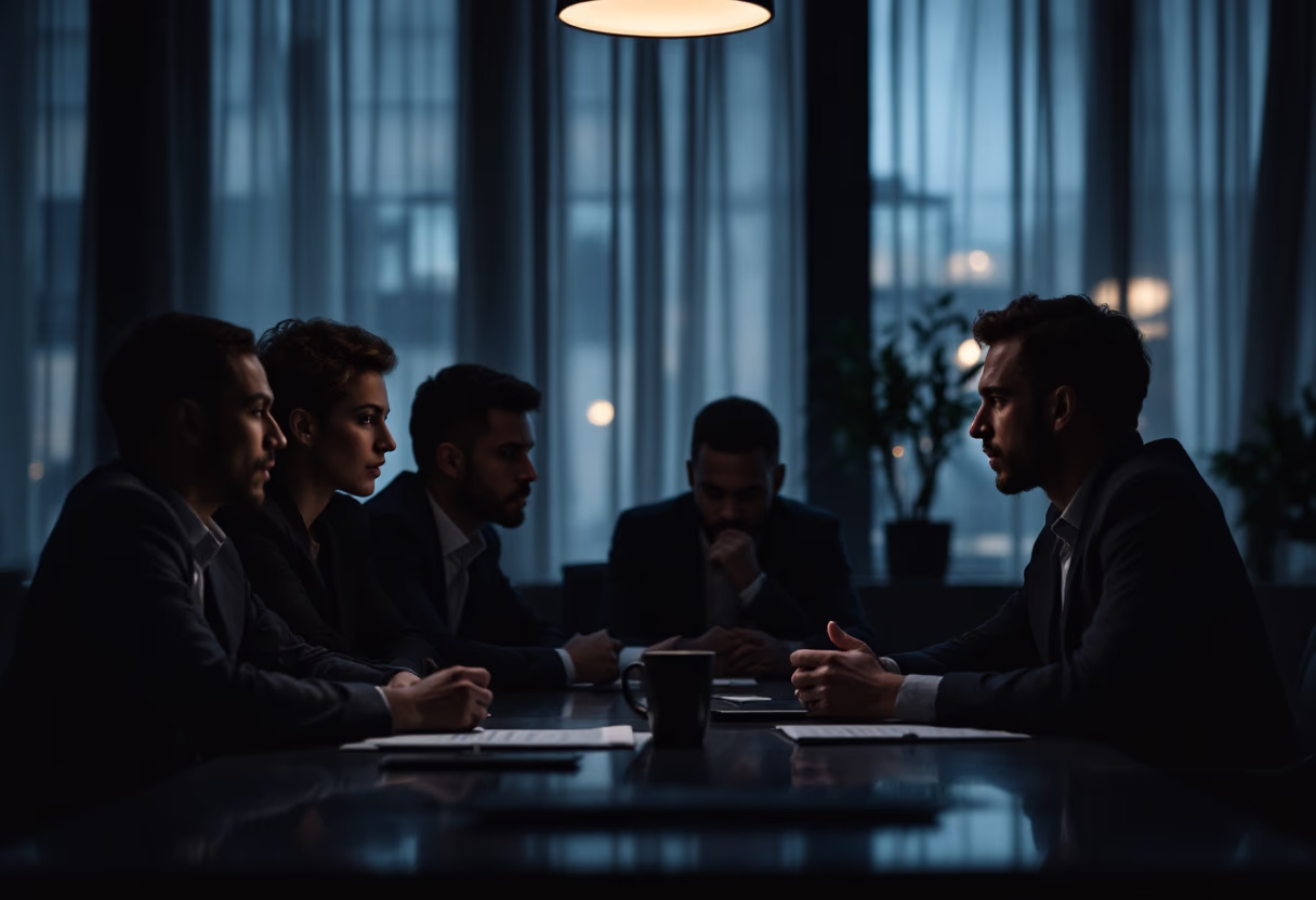 image of team discussion (for a hr tech)