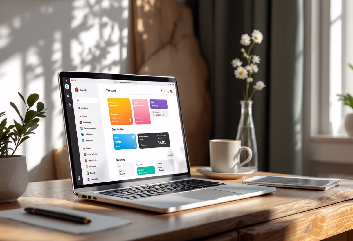 interface of task management module (for a productivity tools business)
