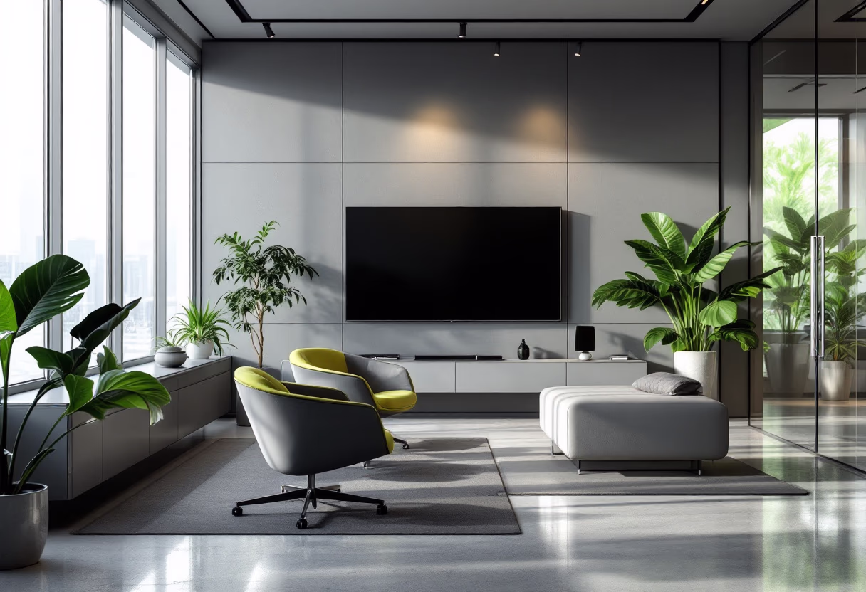 [background image] office space (for an ai cybersecurity company)