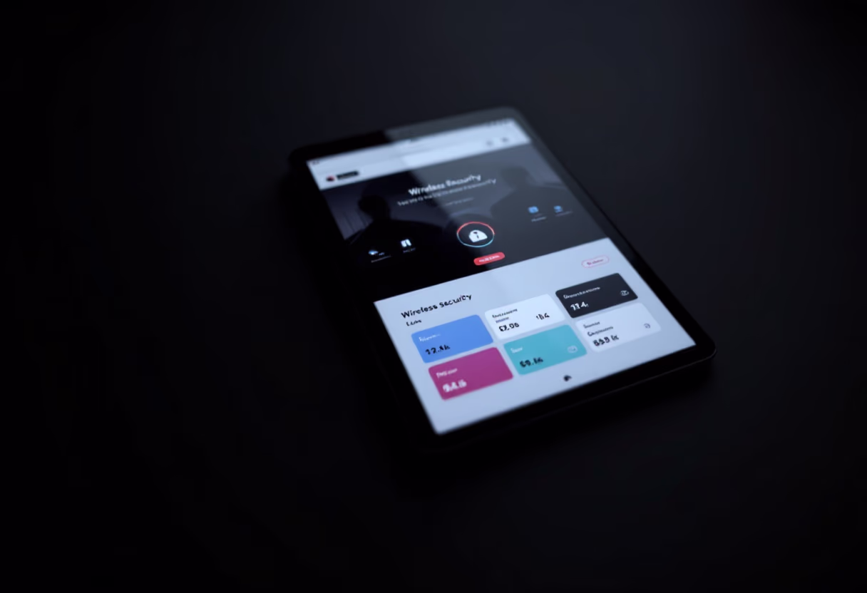 image of wireless security solutions interface