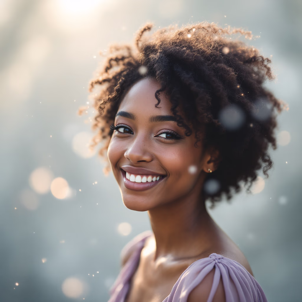 headshot of a customer (for a wedding planning service) [headshot]