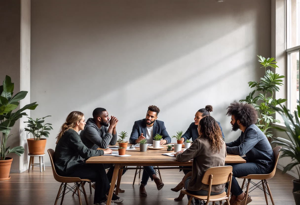 image of educational workshops in progress (for a environmental conservation nonprofit)