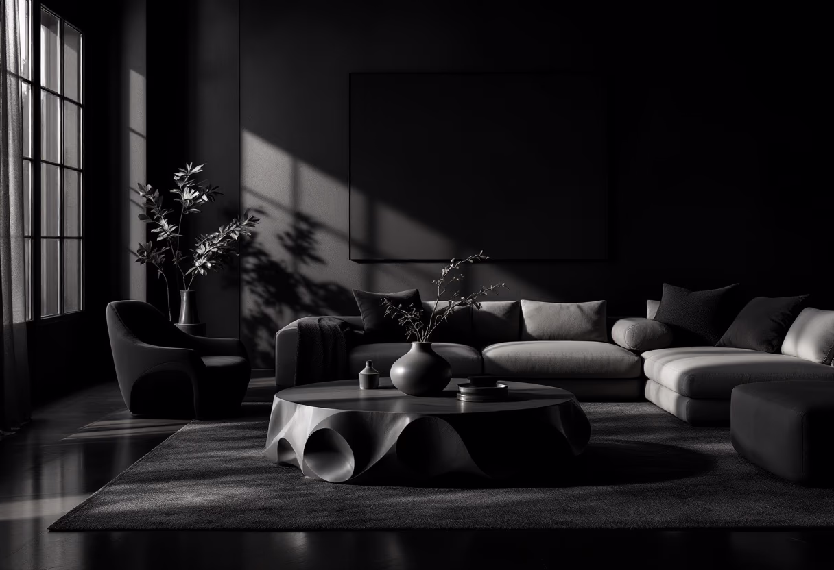 image of recent living room design project