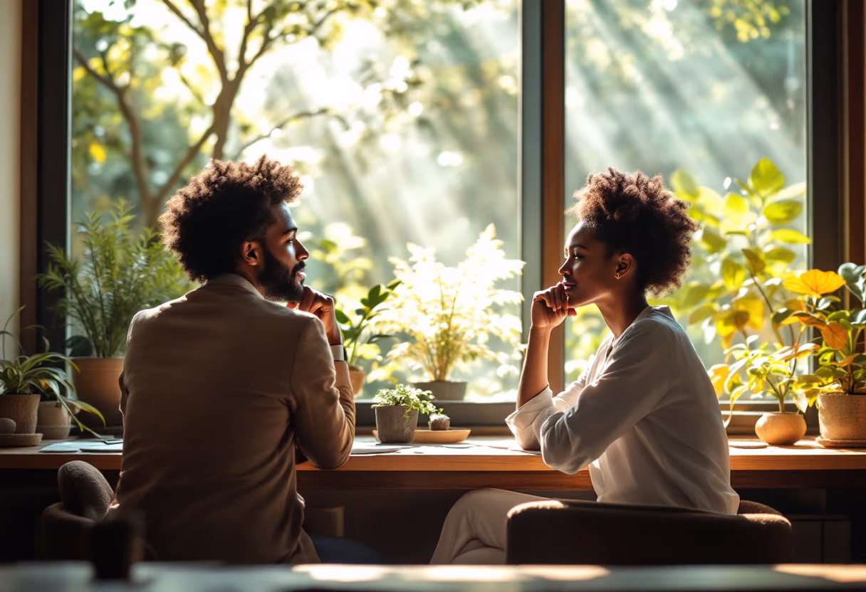 image of consulting session