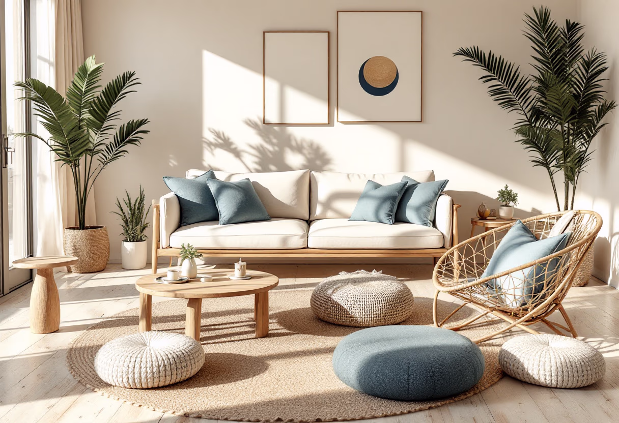 image of seasonal interior design for a furniture store