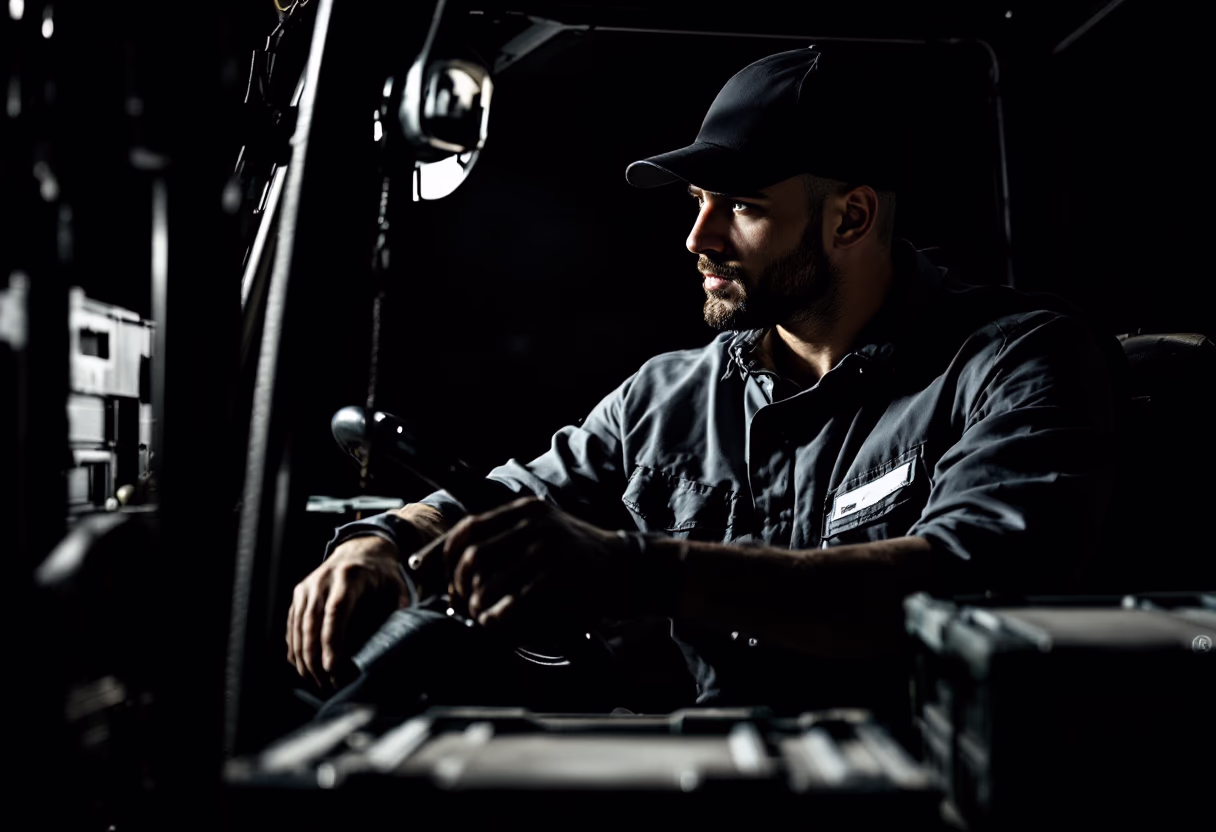 image of loading cargo (for a trucking company)