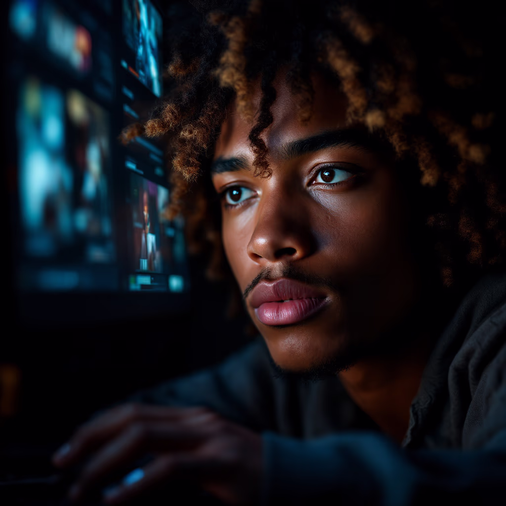 [team] image of individual team member (for a game development company)