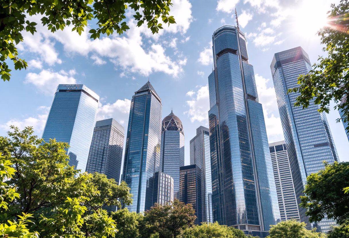 [background image] image of city skyline (for a data analytics and business intelligence)
