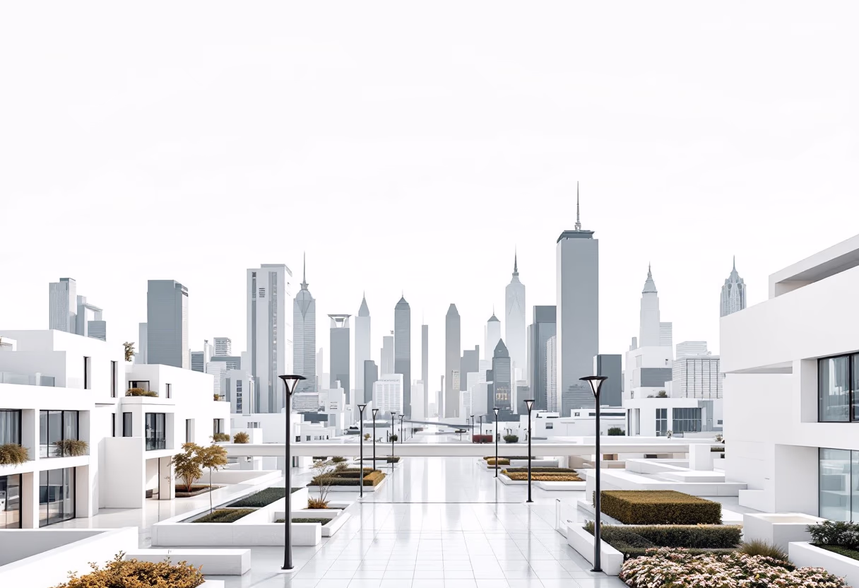 [background image] image of city landscape for real estate website