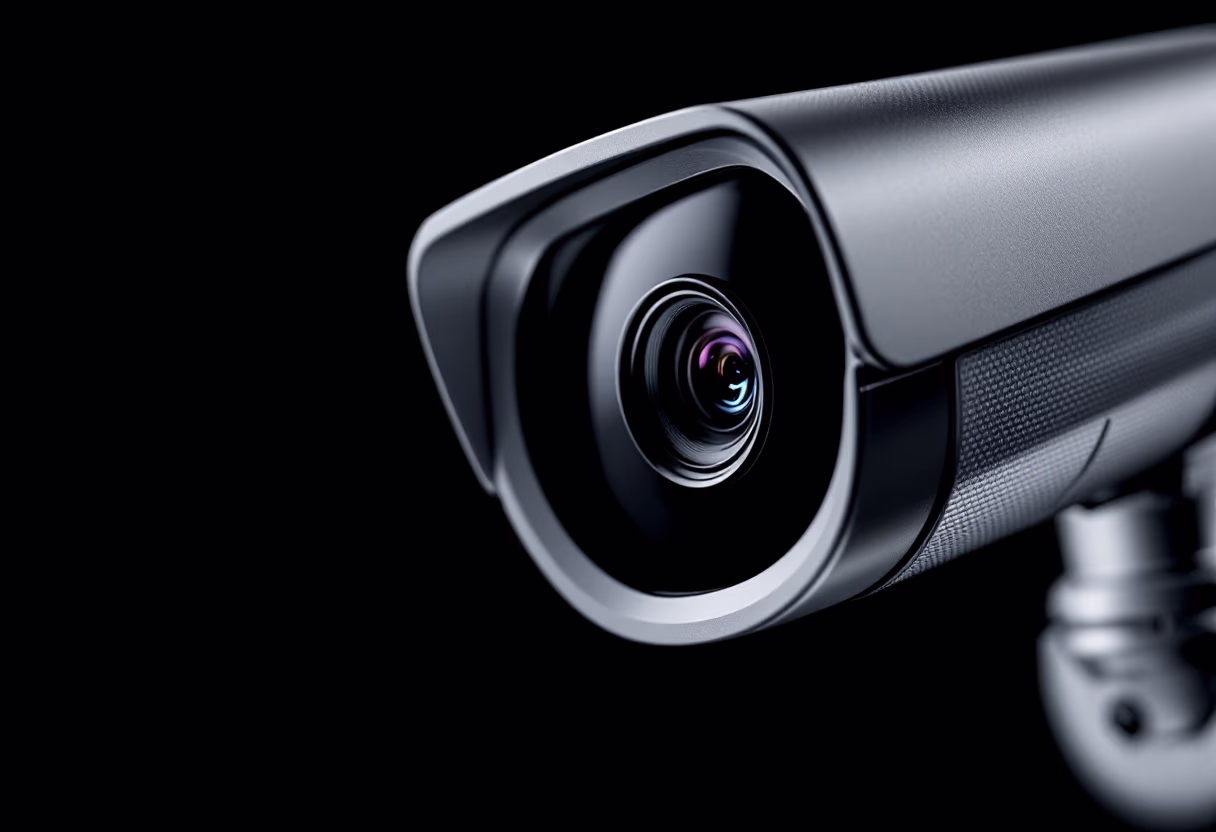 image of a modern security camera